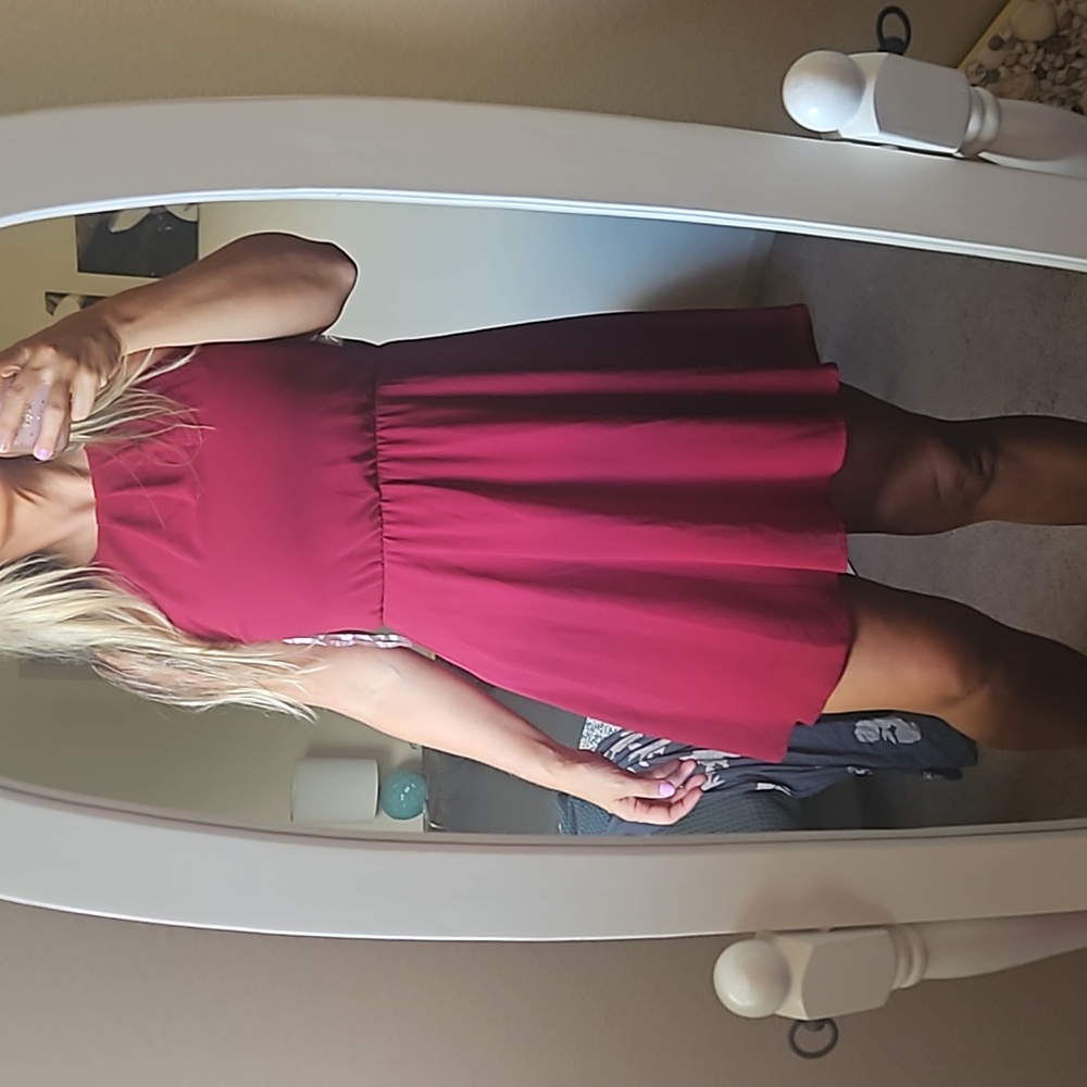 Red dress